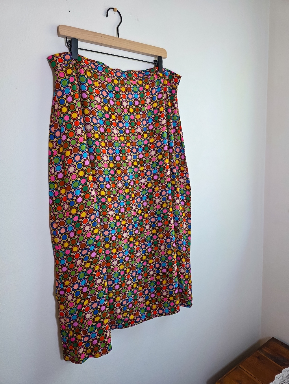 Ivy Jane Colorful Bright Midi Skirt NWT